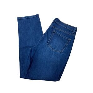 Gloria Vanderbilt Amanda Women Jeans Tag 14 Approx 34x30 Blue Denim Traight Leg